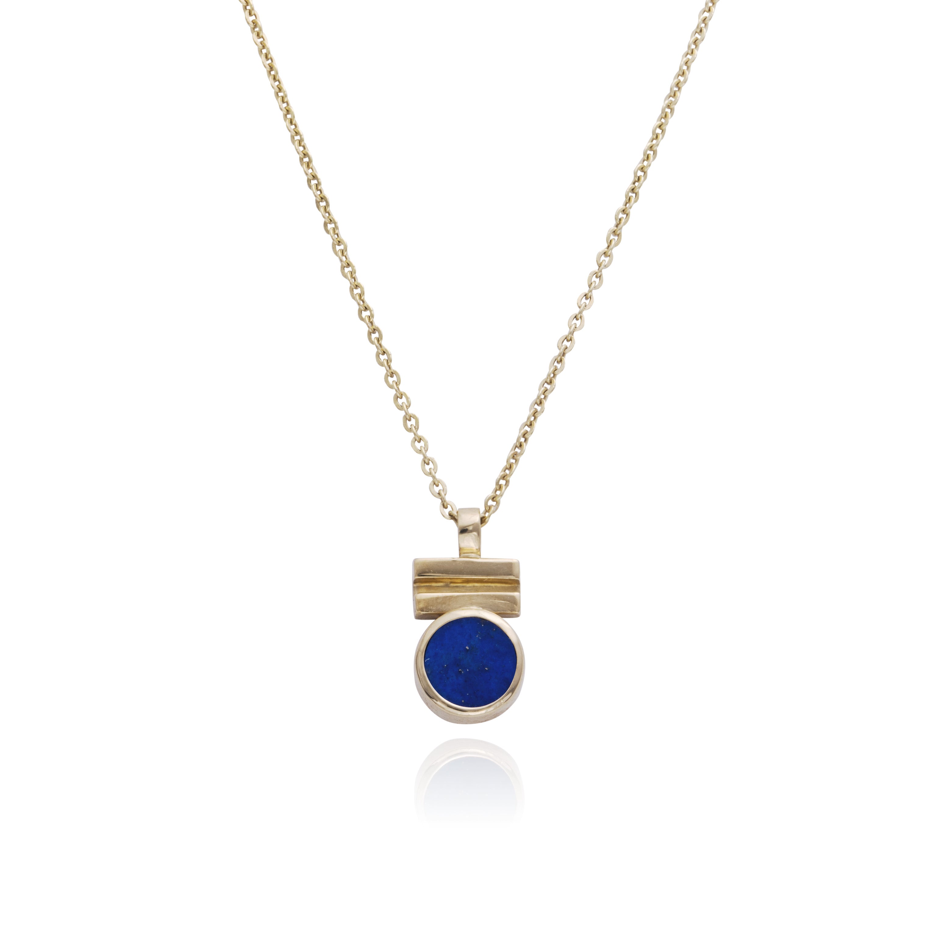 Scintilla Necklace set with Lapis Lazuli