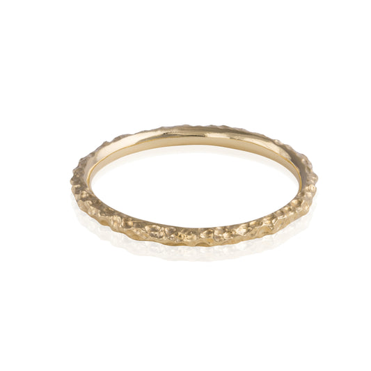 Fine Dappled Gold Ring