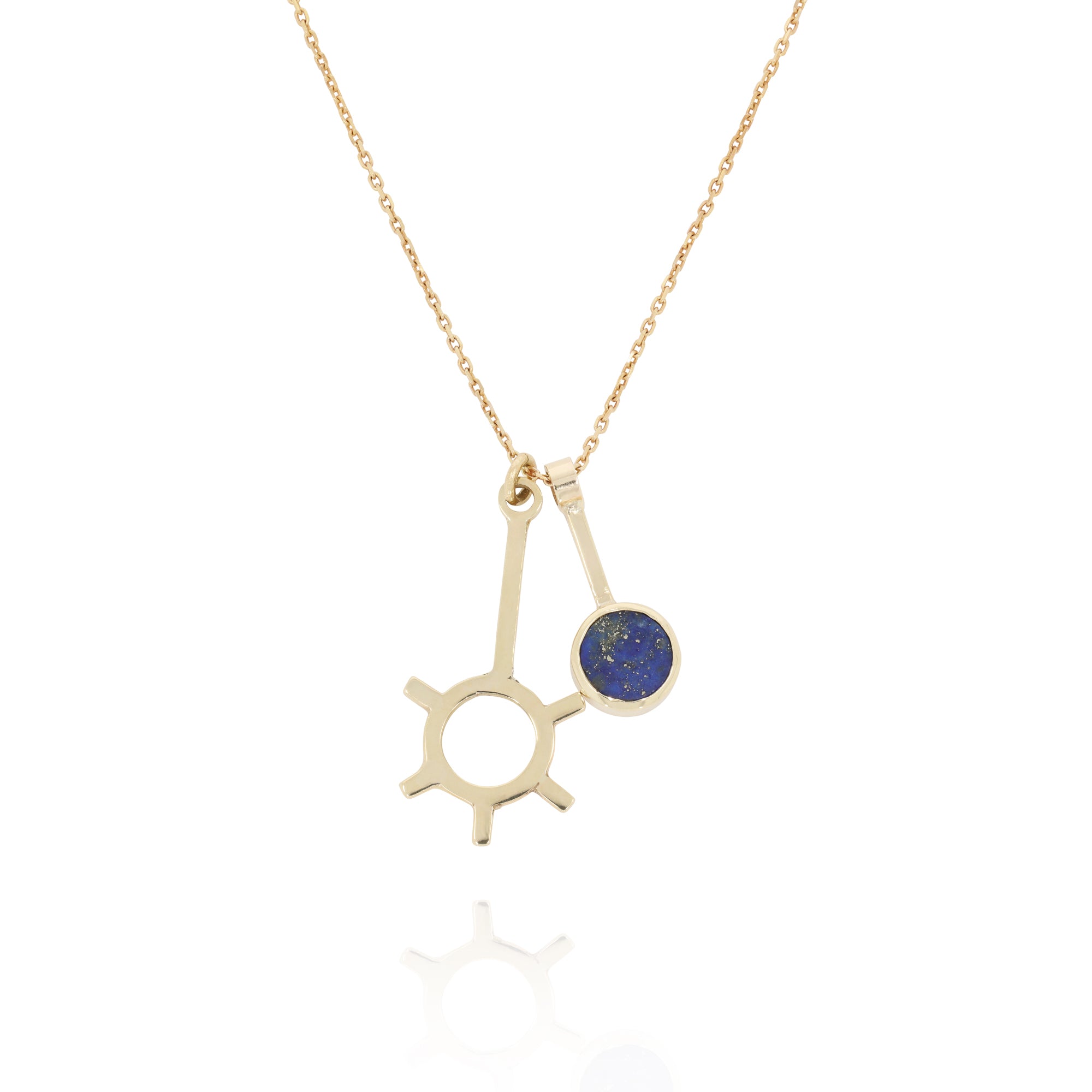Gold and Lapis Necklace