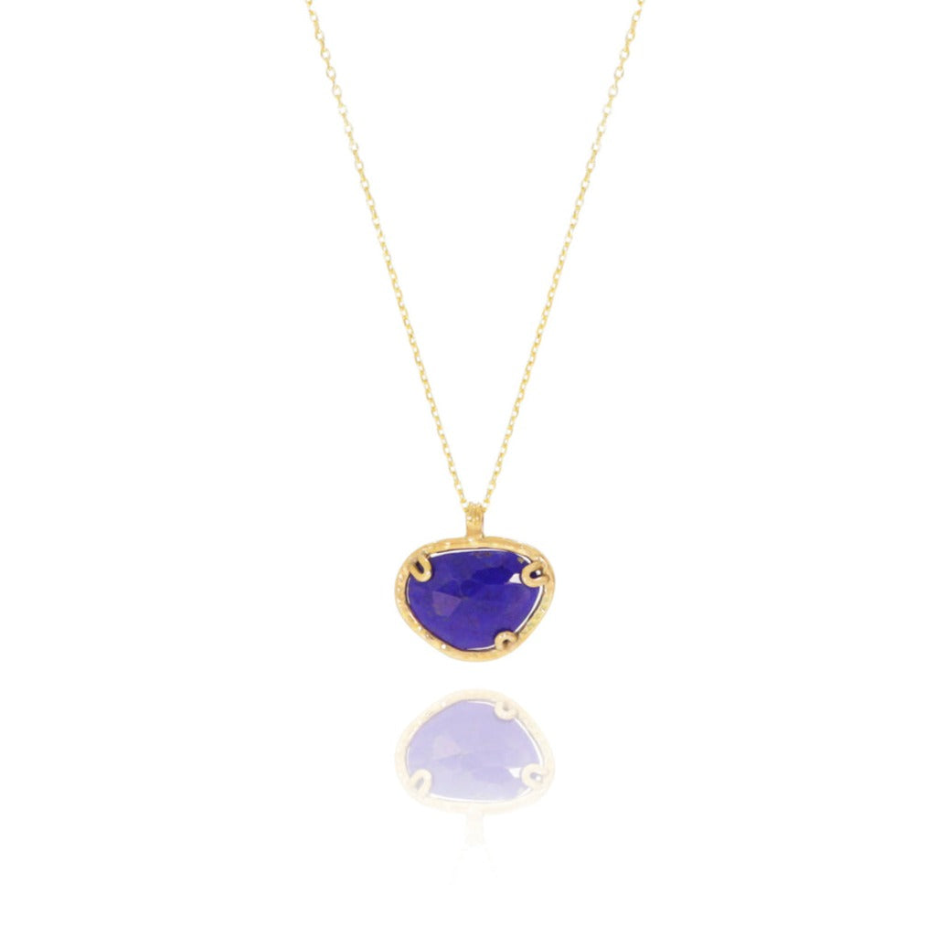 Rosecut Lapis Lazuli necklace