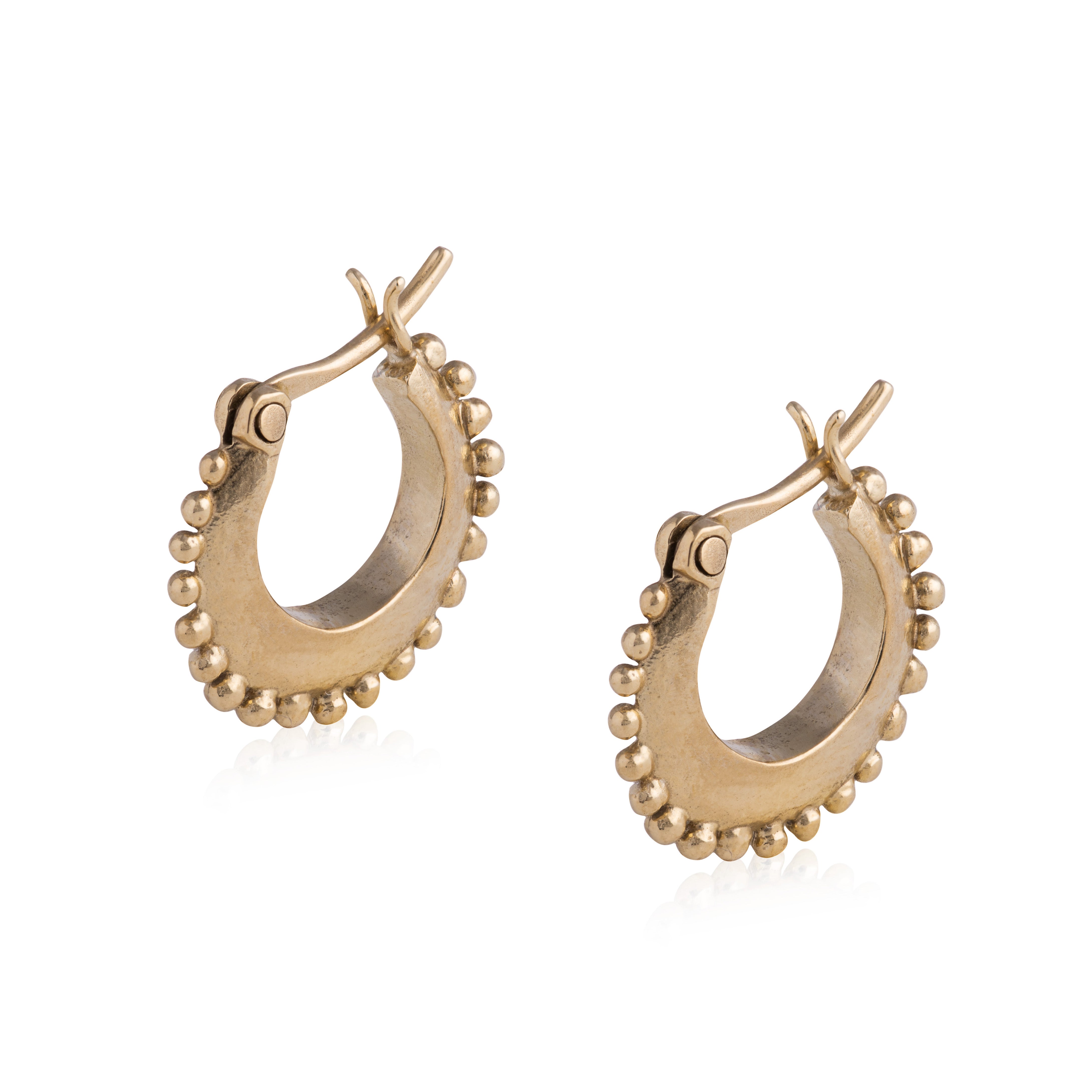 Mini Radiant Creole Earrings