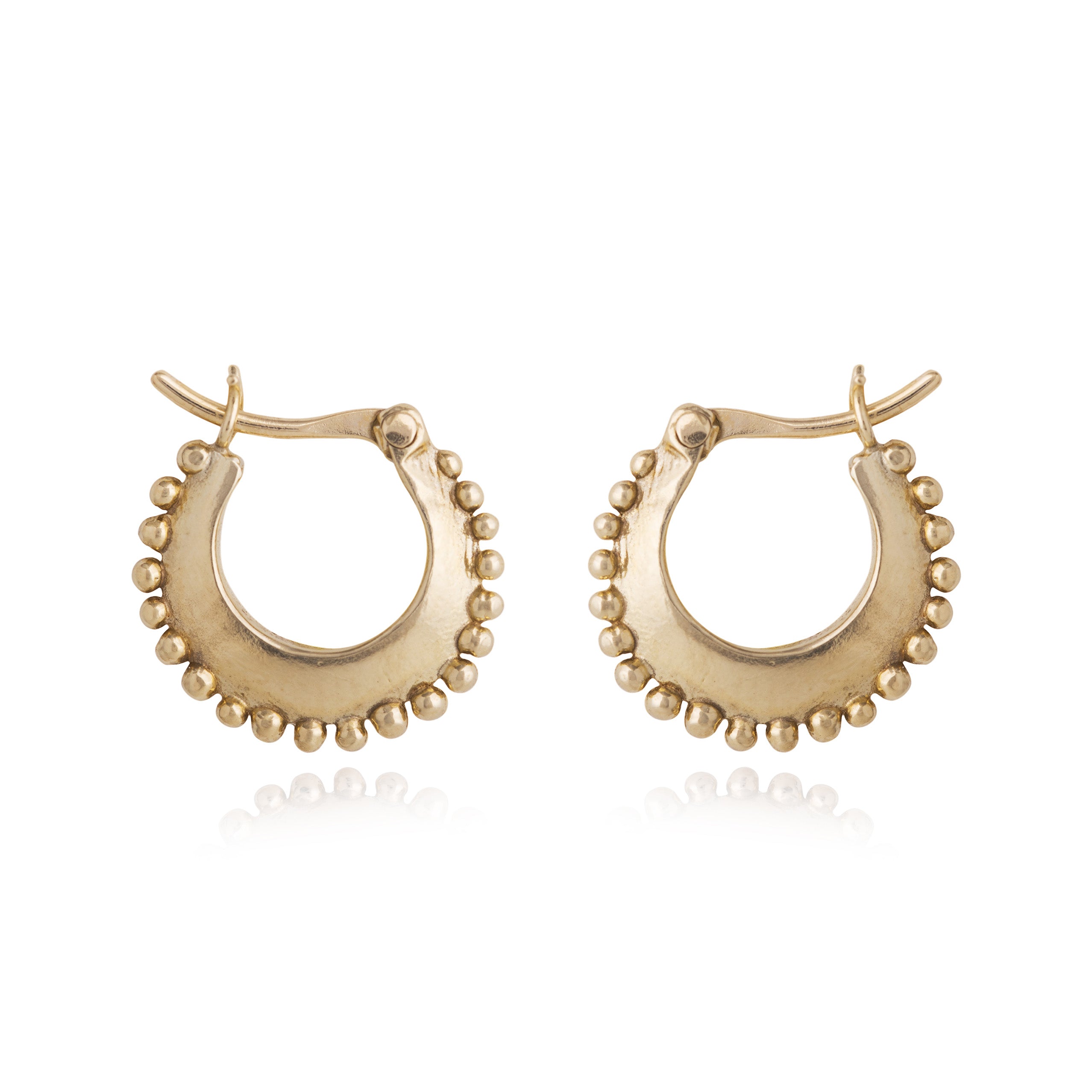 Mini Radiant Creole Earrings