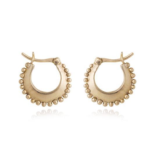 Mini Radiant Creole Earrings