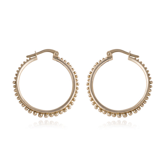 Radiant Hoop Earrings