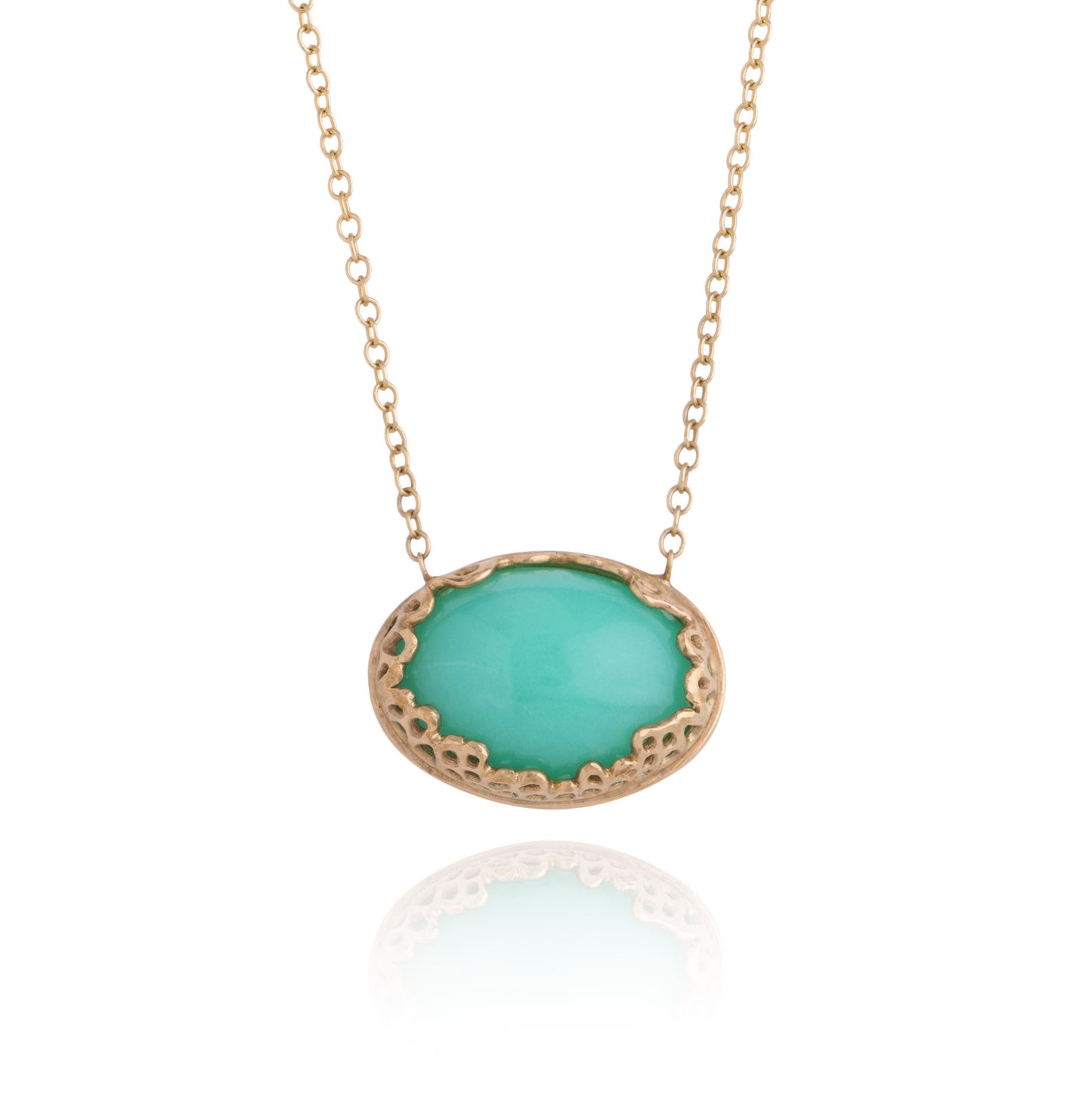 Chrysophrase Flux Necklace