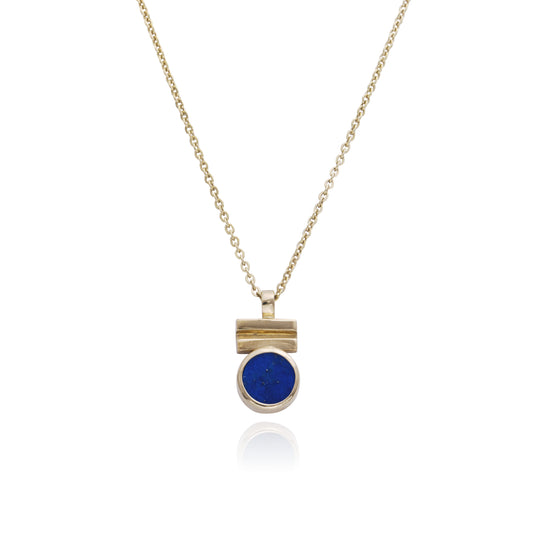 Scintilla Necklace set with Lapis Lazuli