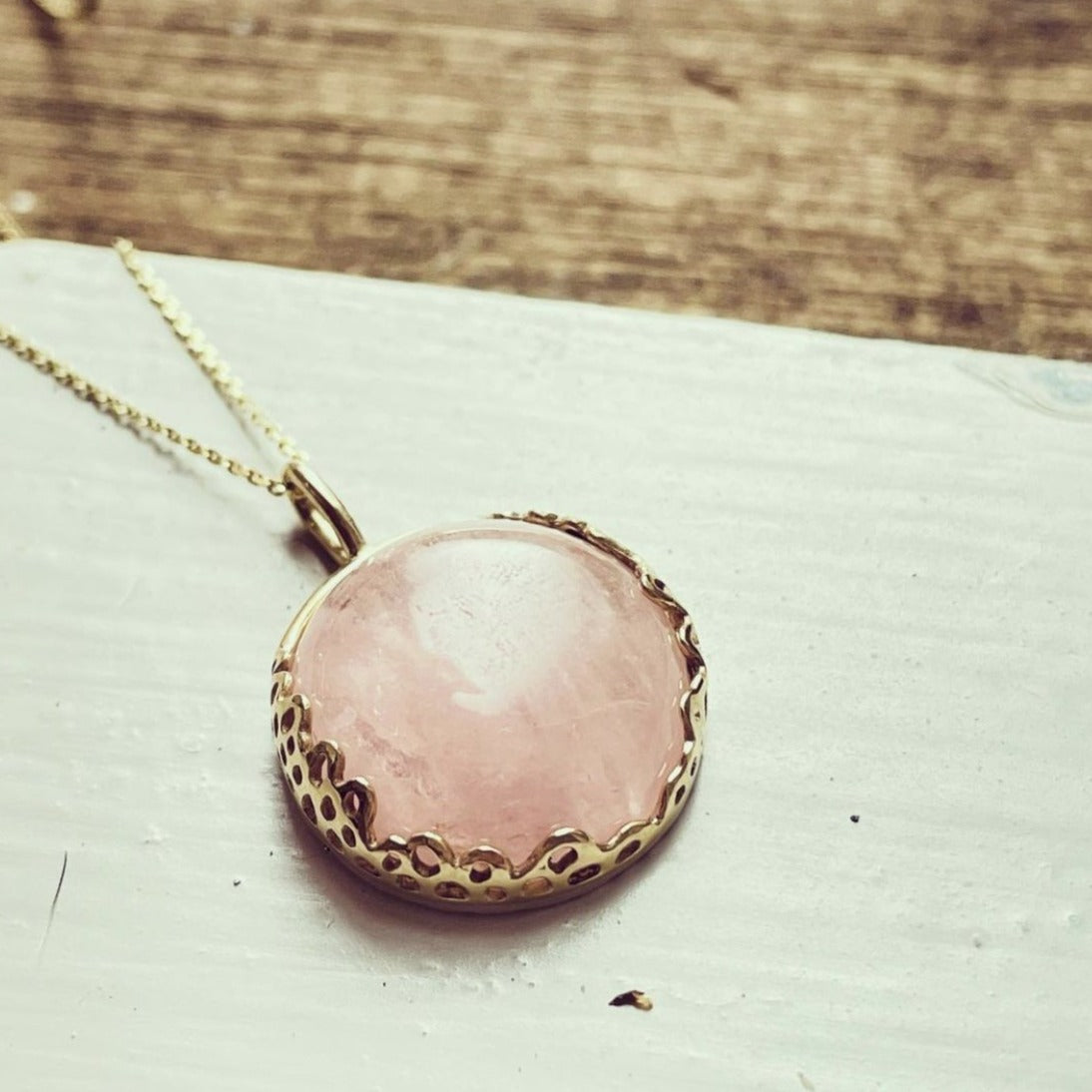Morganite Flux Necklace